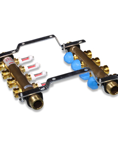 Pipe manifold brs 1" - 4 outlets
